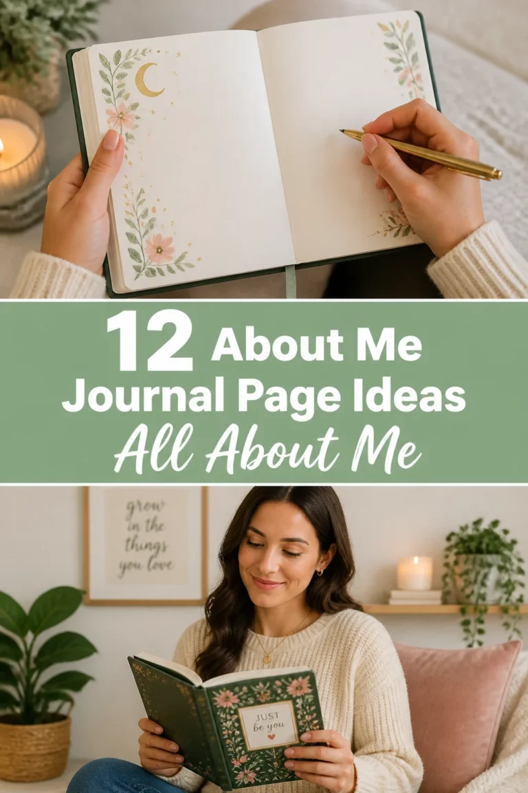 🤔 12 About Me Journal Page Ideas All About Me