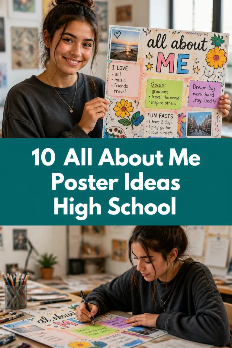 🎨 10 All About Me Poster Ideas High School