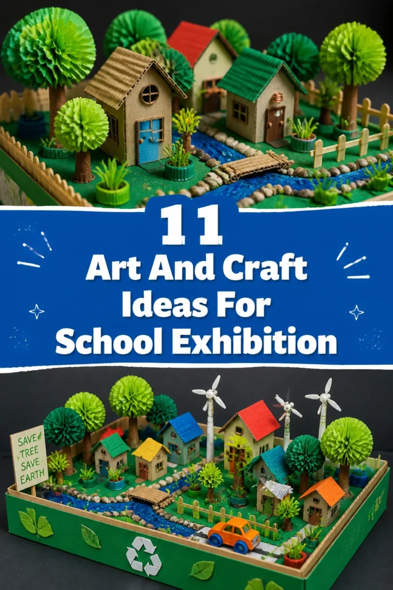 🎨 11 Art And Craft Ideas For School Exhibition