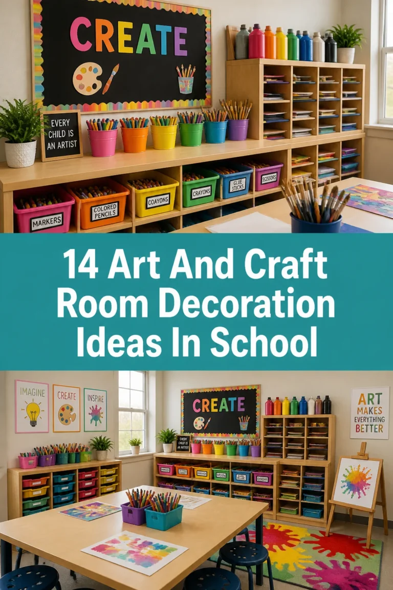 🎨 14 Art And Craft Room Decoration Ideas In School