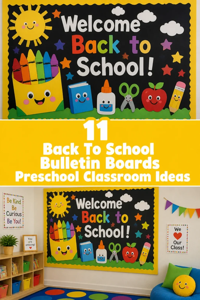 🍎 11 Back To School Bulletin Boards Preschool Classroom Ideas