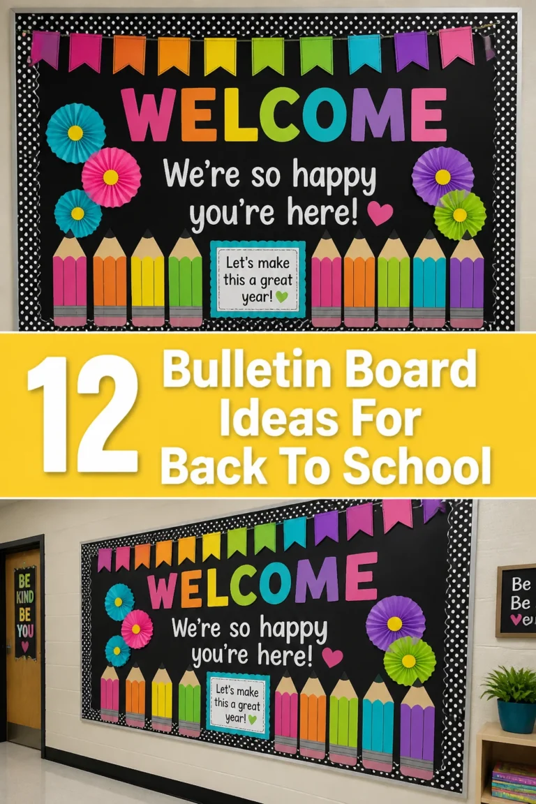 🍎 12 Bulletin Board Ideas For Back To School