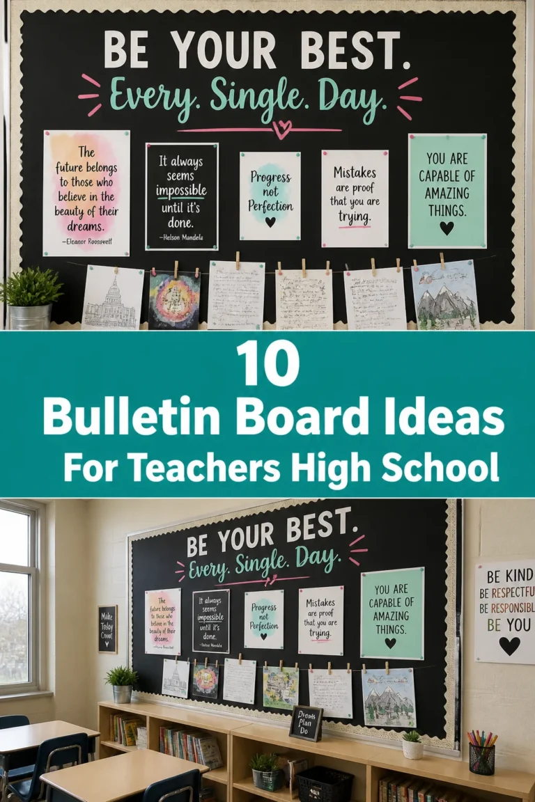 📌 10 Bulletin Board Ideas For Teachers High School