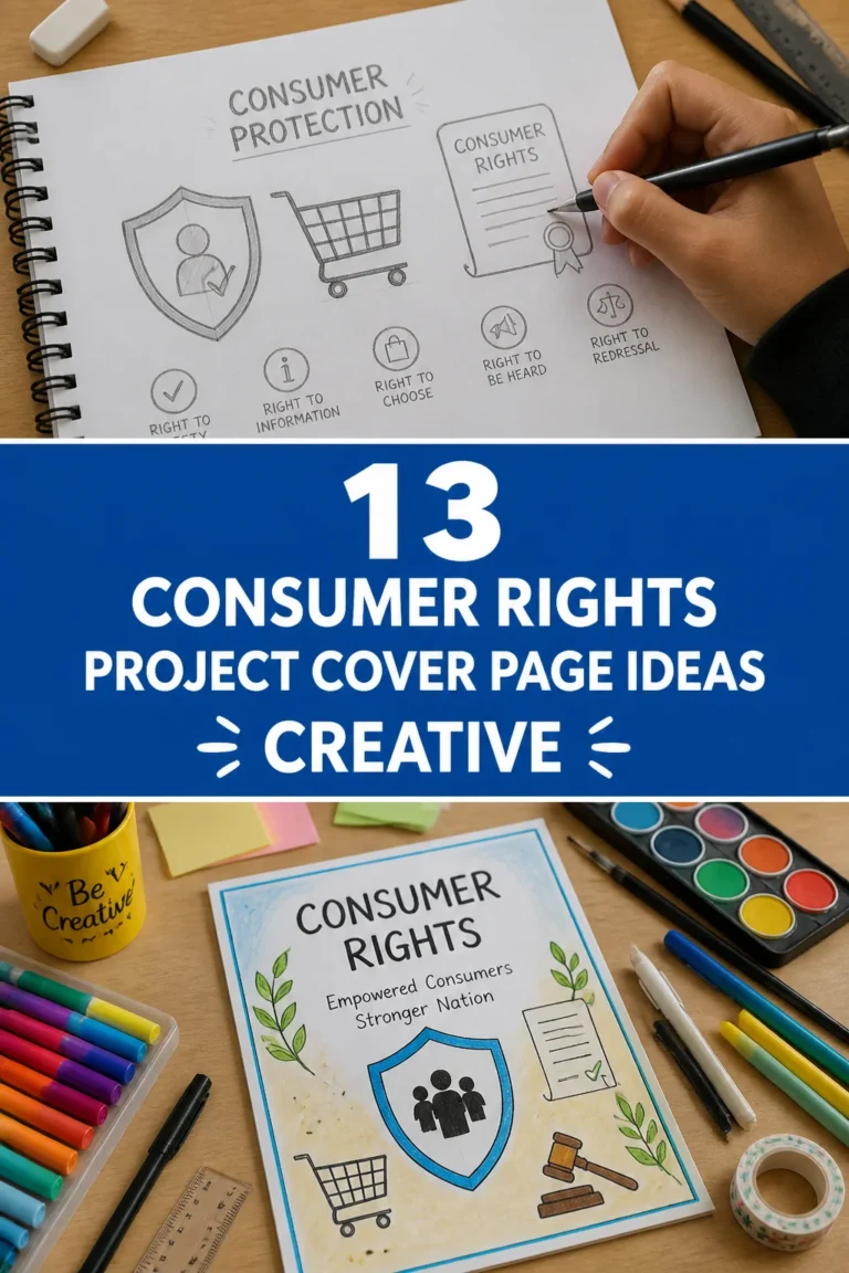🛡️ 13 Consumer Rights Project Cover Page Ideas Creative