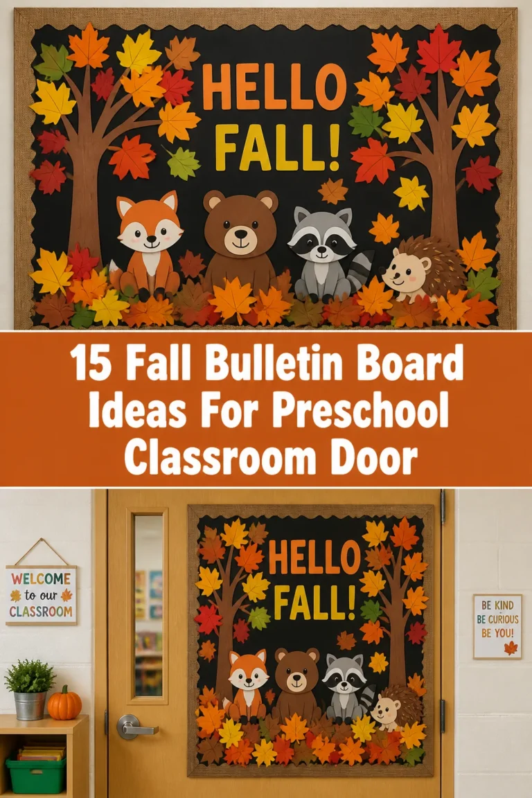 🍂 15 Fall Bulletin Board Ideas For Preschool Classroom Door