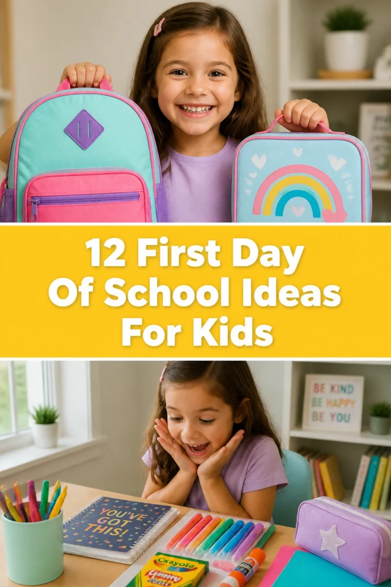 🍎 12 First Day Of School Ideas For Kids