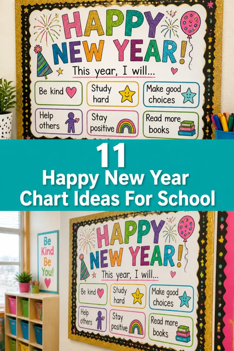 ✨ 11 Happy New Year Chart Ideas For School