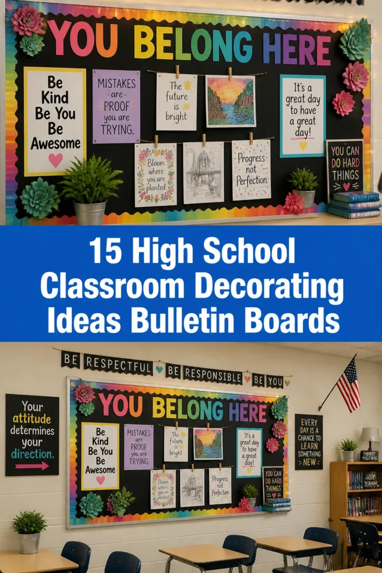 ✨ 15 High School Classroom Decorating Ideas Bulletin Boards
