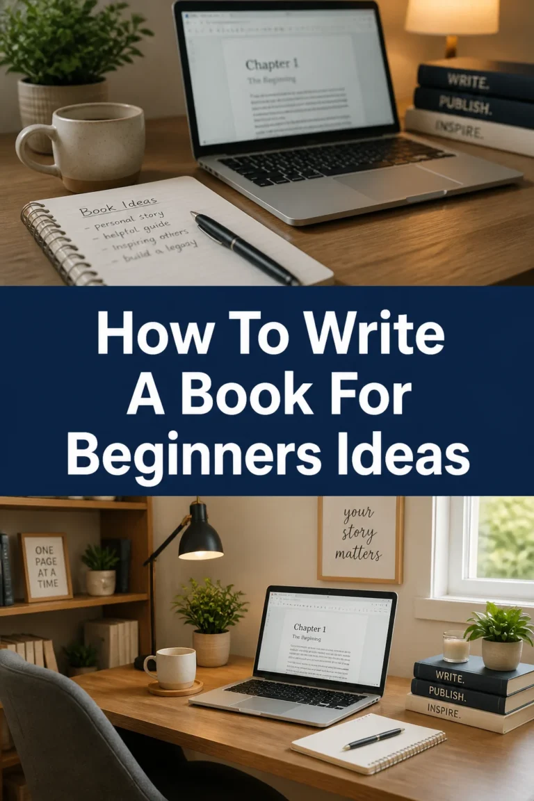 ✍️ How To Write A Book For Beginners Ideas