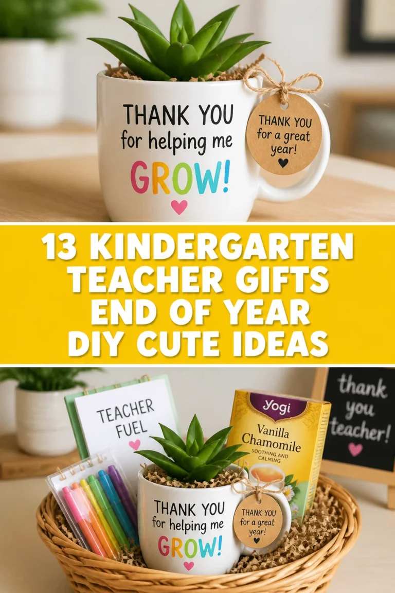 🍎 13 Kindergarten Teacher Gifts End Of Year DIY Cute Ideas