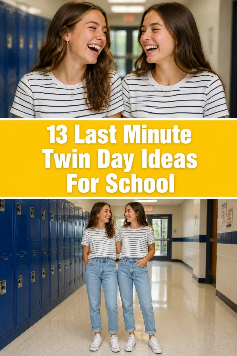 👯‍♀️ 13 Last Minute Twin Day Ideas For School