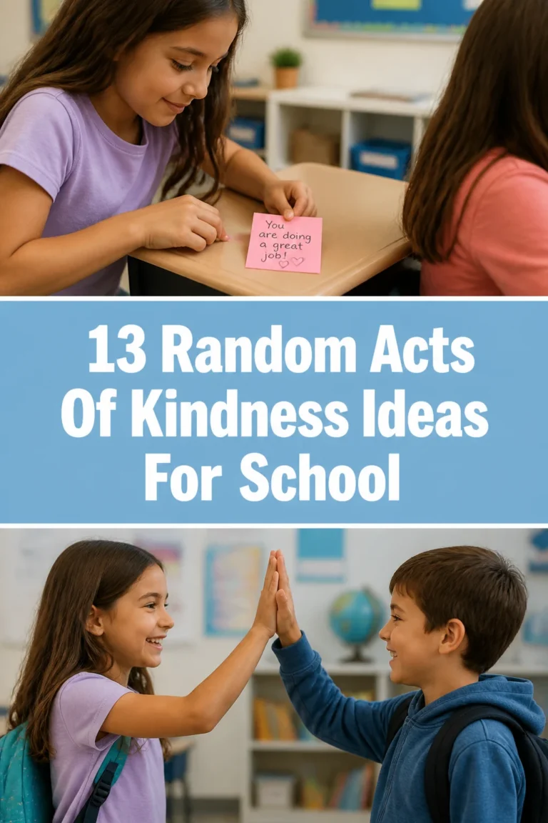 ❤️ 13 Random Acts Of Kindness Ideas For School