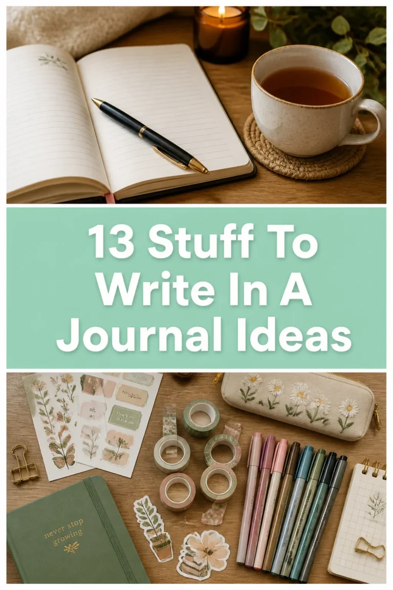 📓 13 Stuff To Write In A Journal Ideas