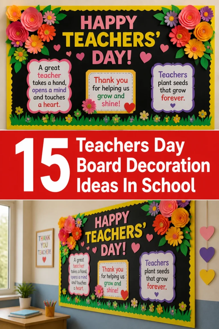 🍎 15 Teachers Day Board Decoration Ideas In School
