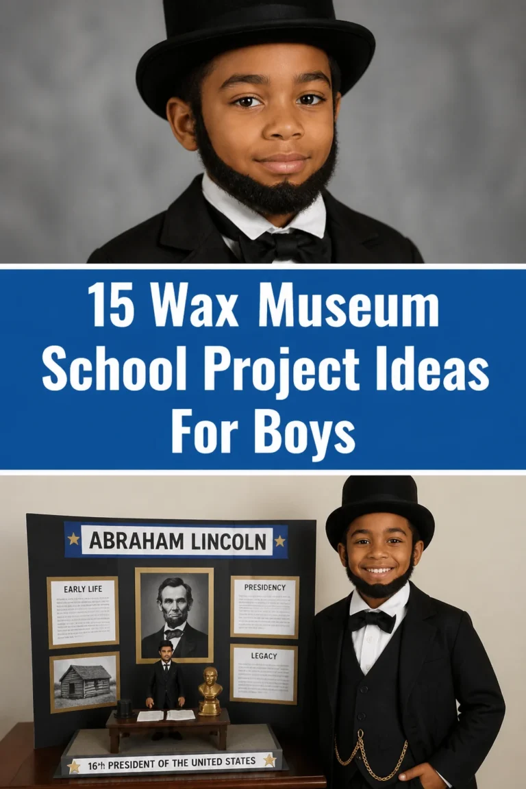 🗿 15 Wax Museum School Project Ideas For Boys