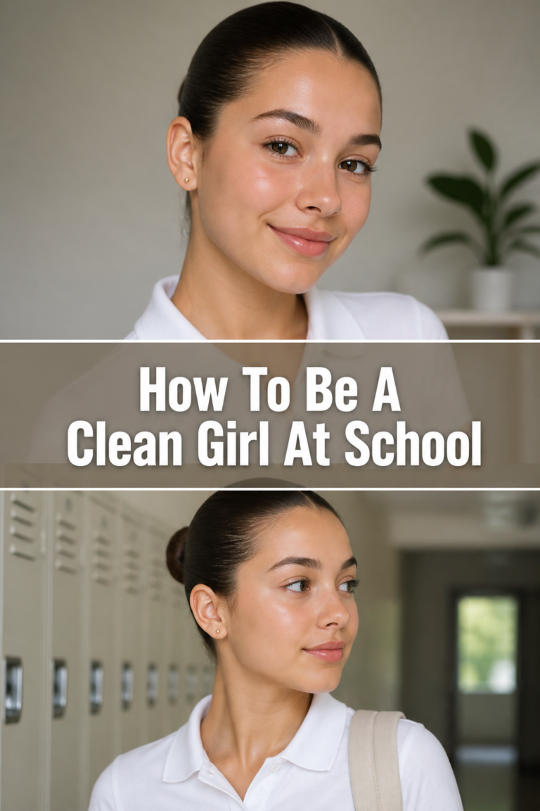 ✨ How To Be A Clean Girl At School