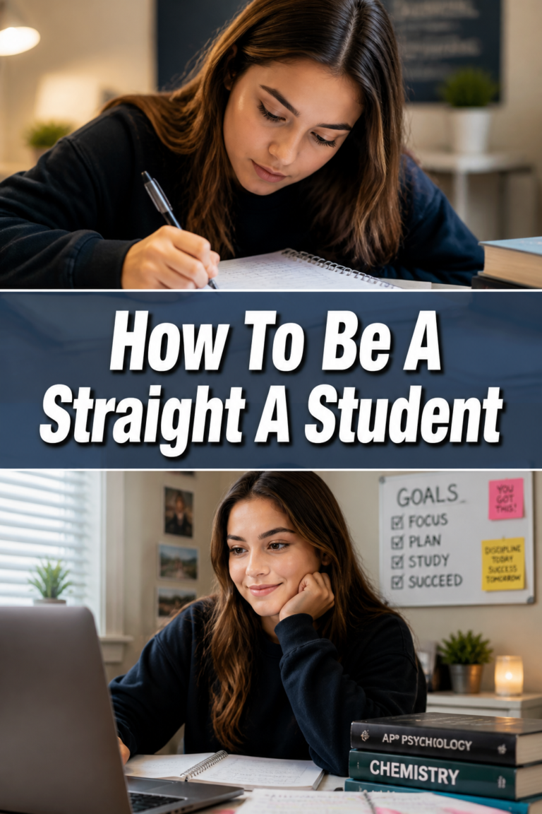 ✨ How To Be A Straight A Student