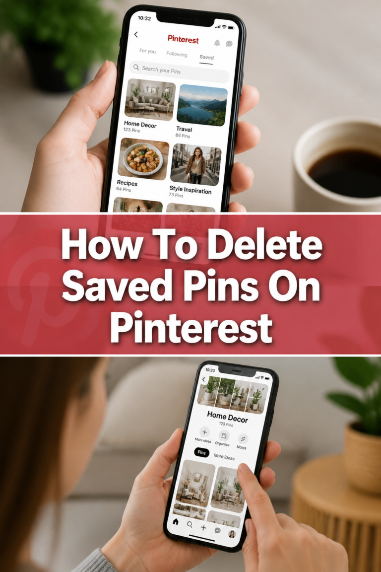 📌 How To Delete Saved Pins On Pinterest