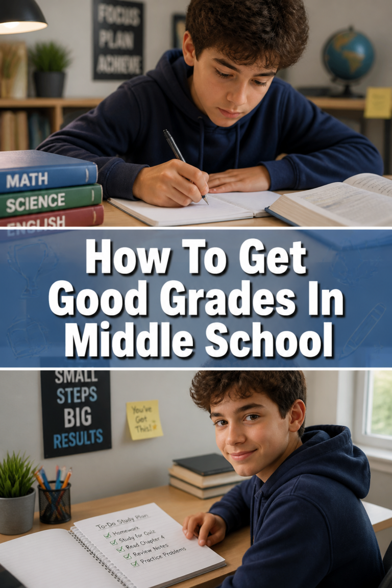 🎓 How To Get Good Grades In Middle School