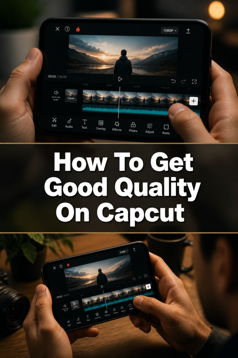 🎬 How To Get Good Quality On Capcut