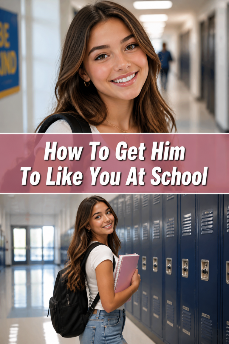 💖 How To Get Him To Like You At School