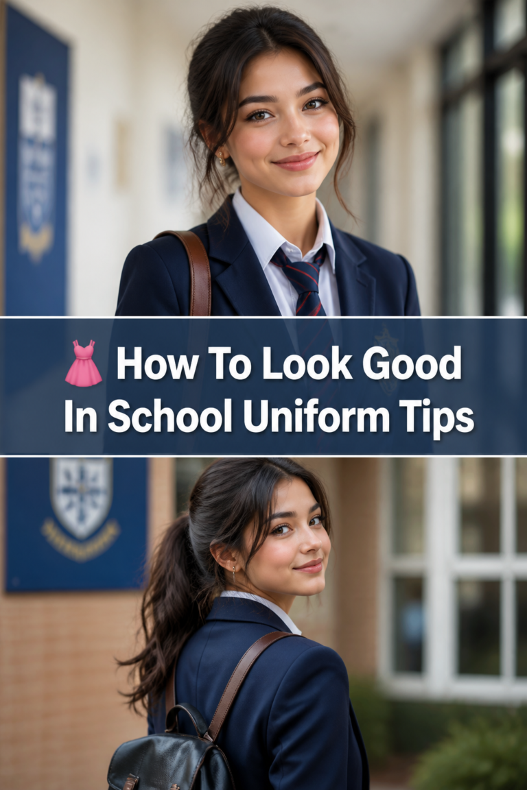 👗 How To Look Good In School Uniform Tips