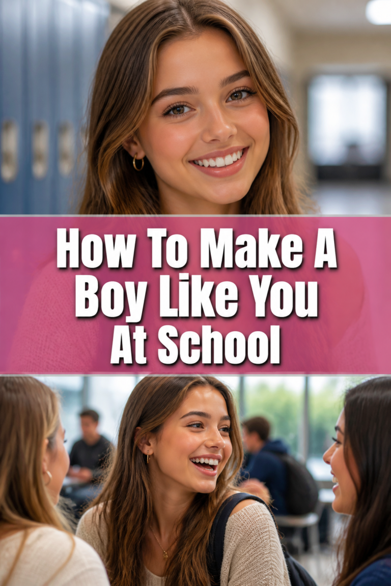 ✨ How To Make A Boy Like You At School