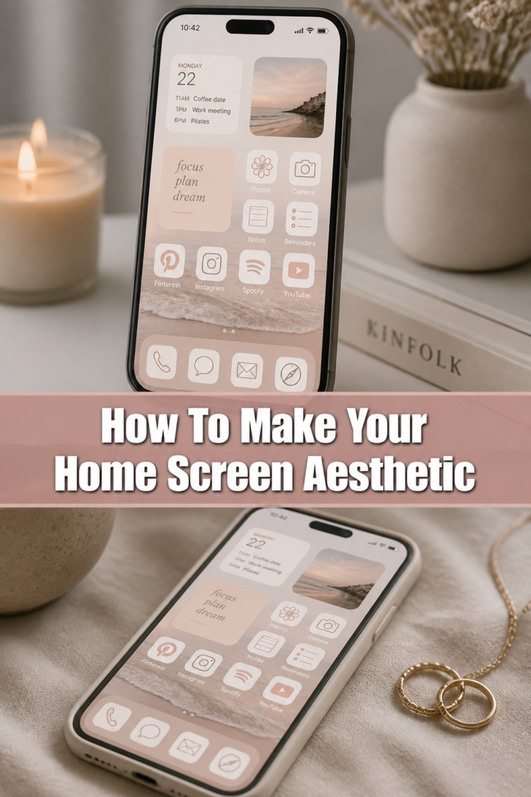 📱 How To Make Your Home Screen Aesthetic
