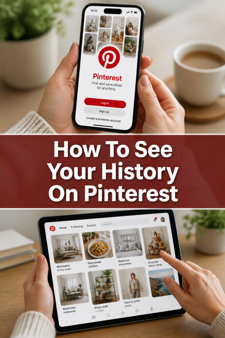 📌 How To See Your History On Pinterest
