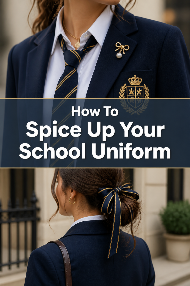 ✨ How To Spice Up Your School Uniform