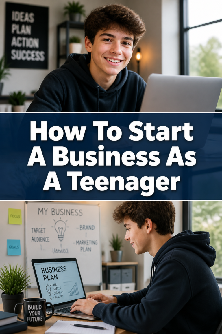 🚀 How To Start A Business As A Teenager