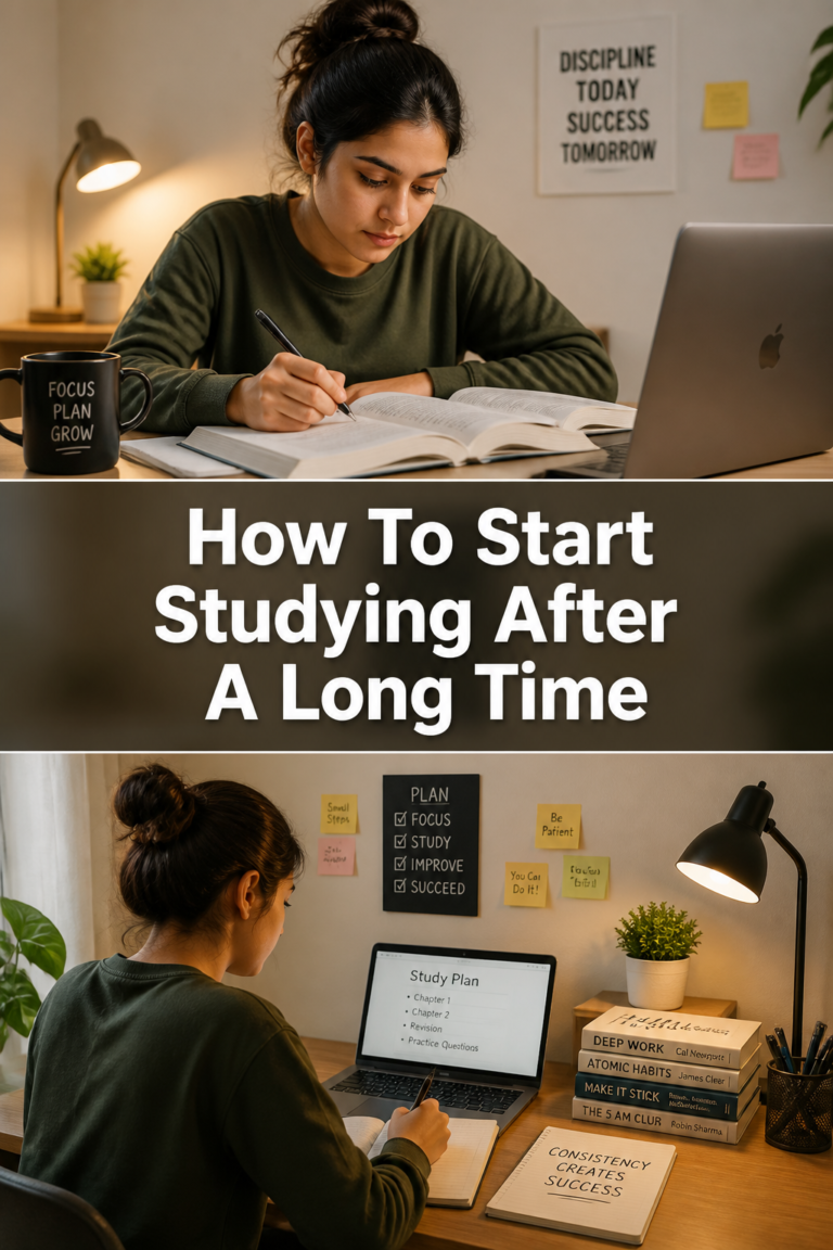 📚 How To Start Studying After A Long Time