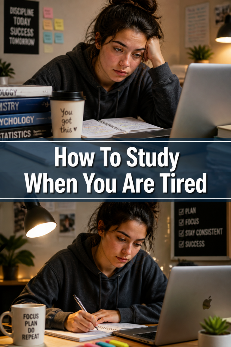 😴 How To Study When You Are Tired
