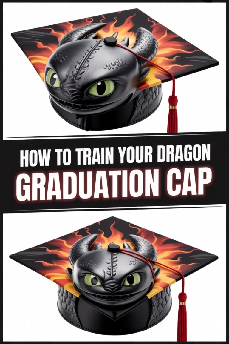 🐉 How To Train Your Dragon Graduation Cap