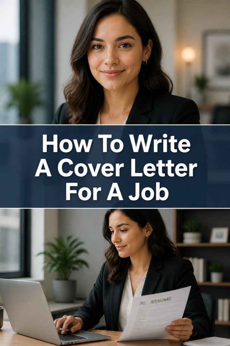✍️ How To Write A Cover Letter For A Job