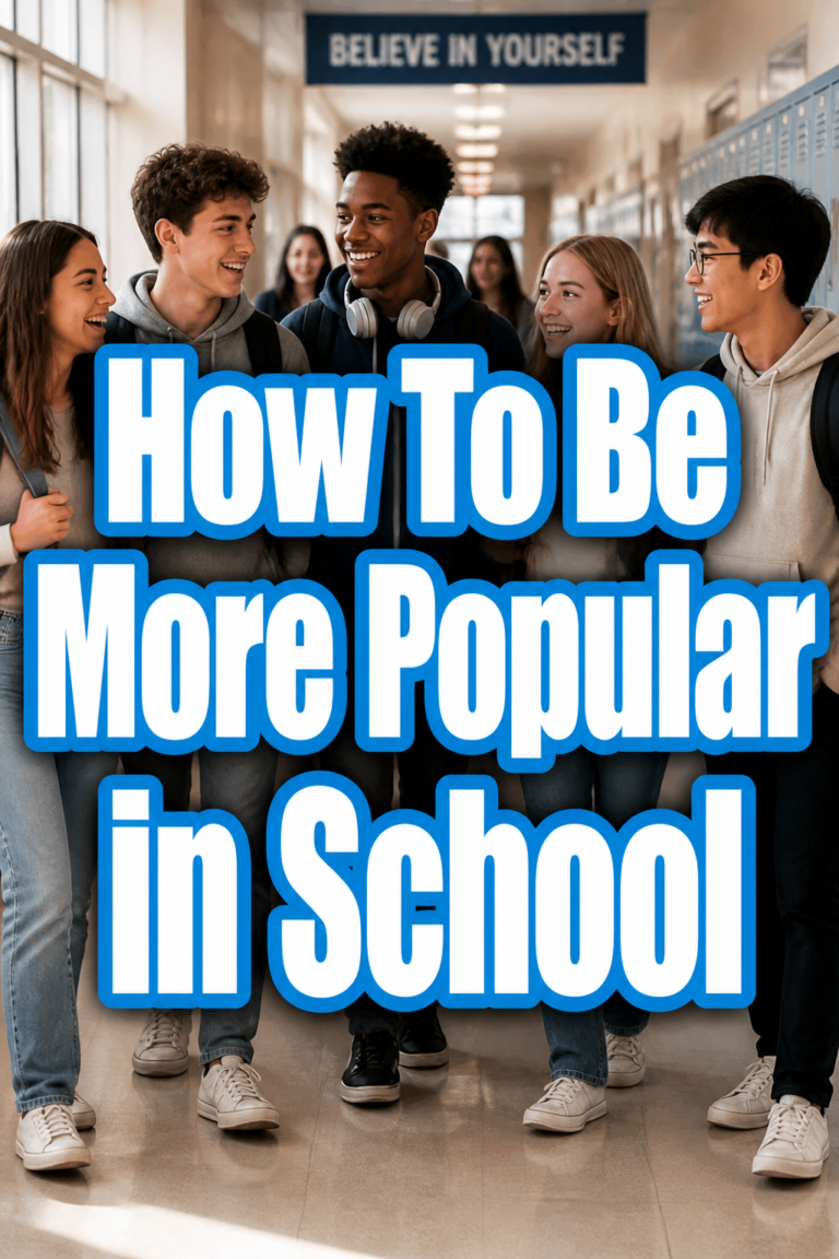 🤝 How To Be More Popular In School