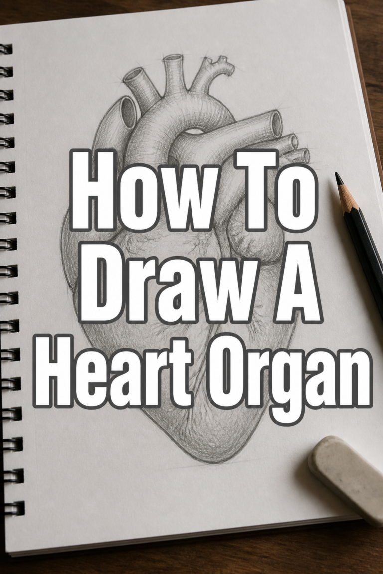 ❤️ How To Draw A Heart Organ