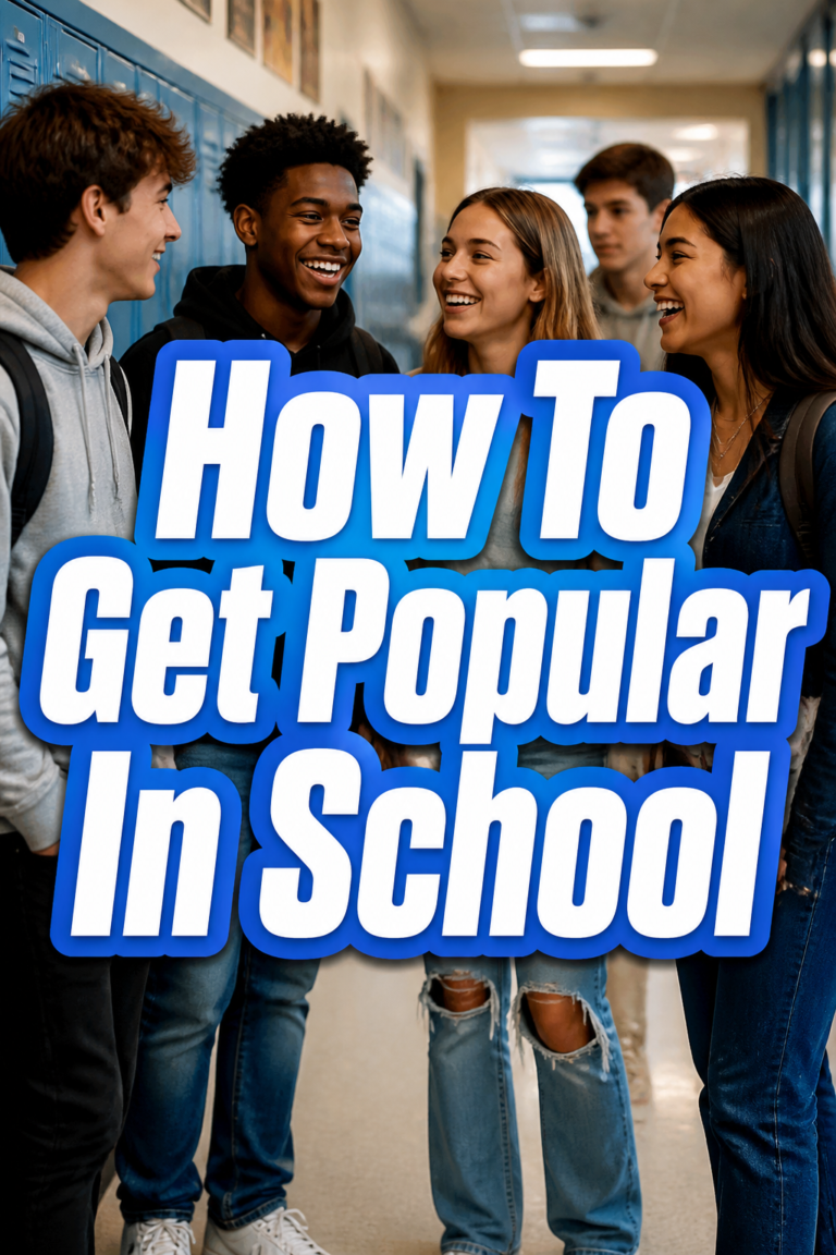 💡 How To Get Popular In School