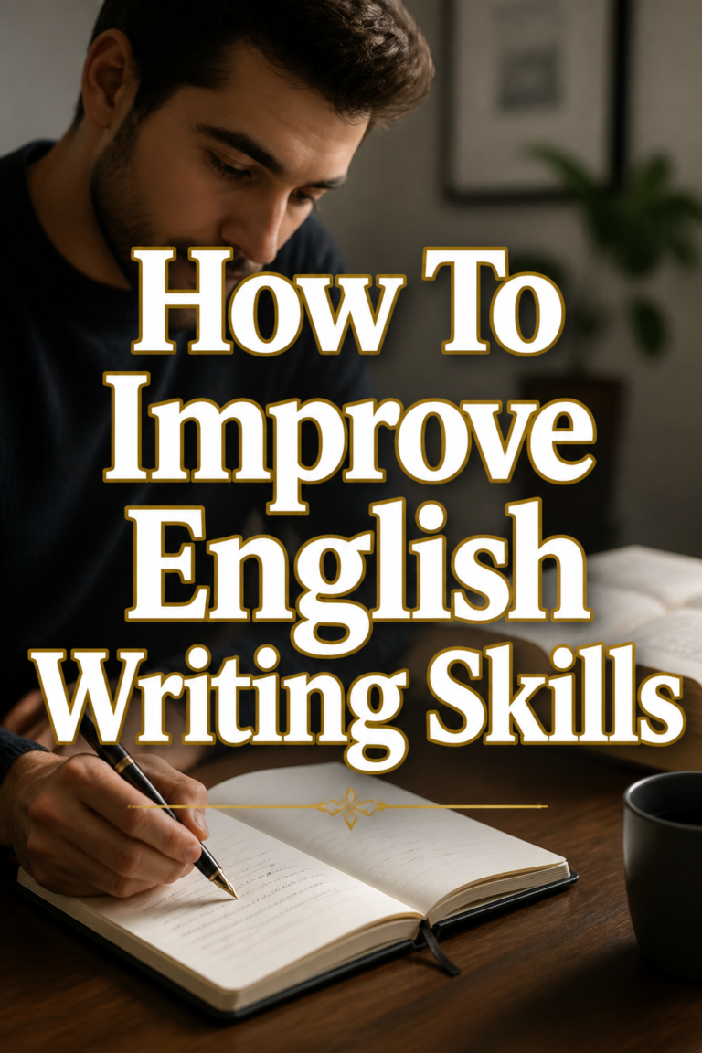 📝 How To Improve English Writing Skills