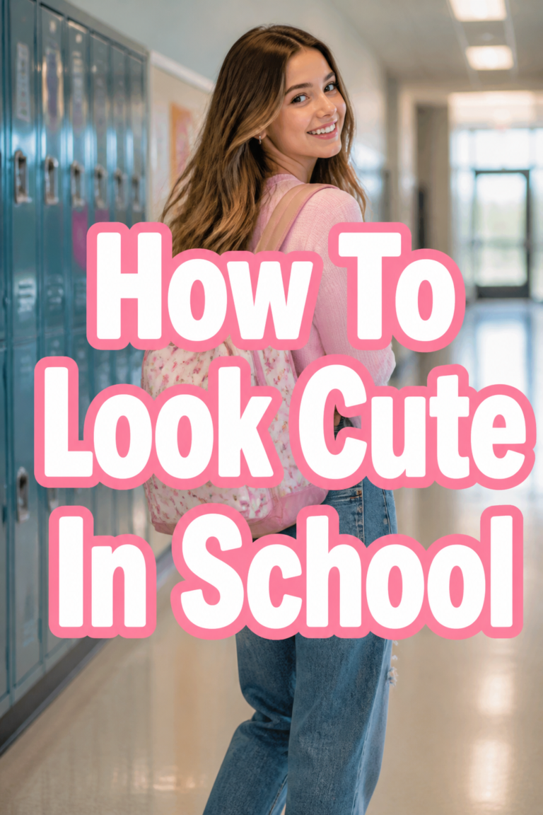 ✨ How To Look Cute In School