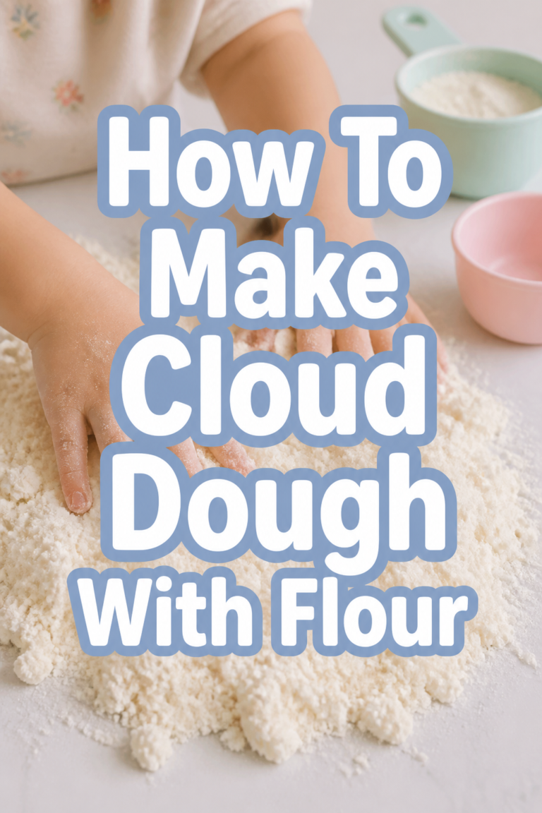 ☁️ How To Make Cloud Dough With Flour