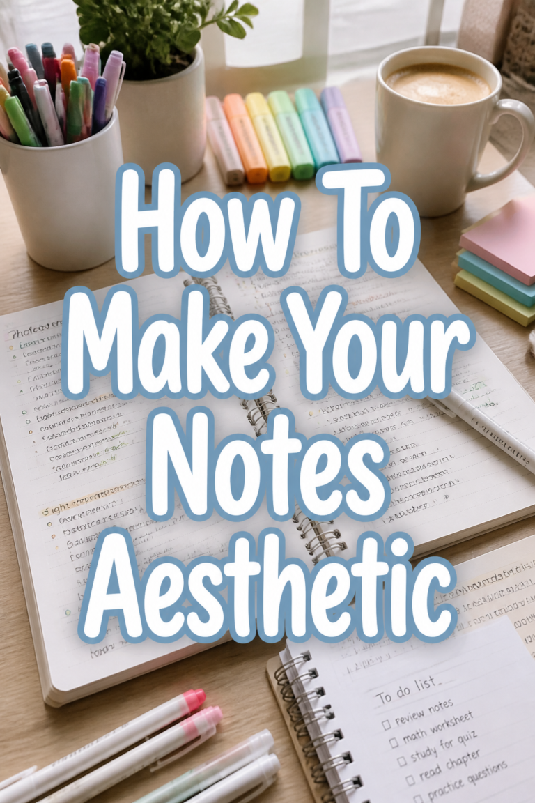 📝 How To Make Your Notes Aesthetic