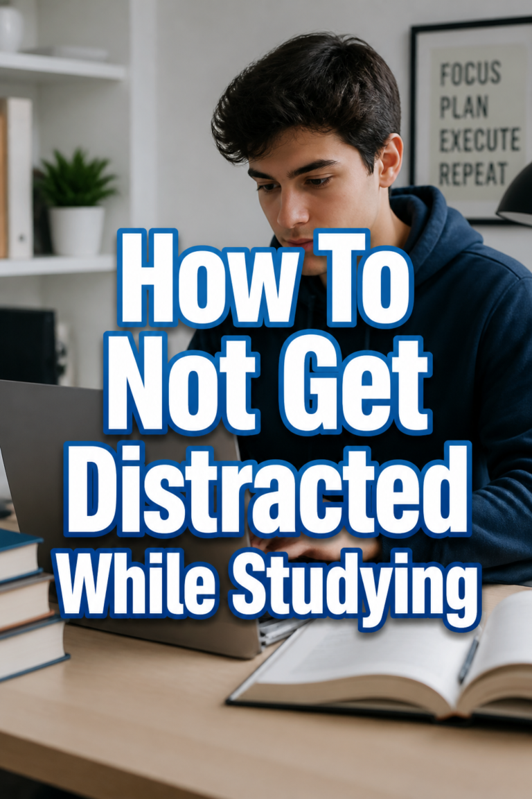 📚 How To Not Get Distracted While Studying