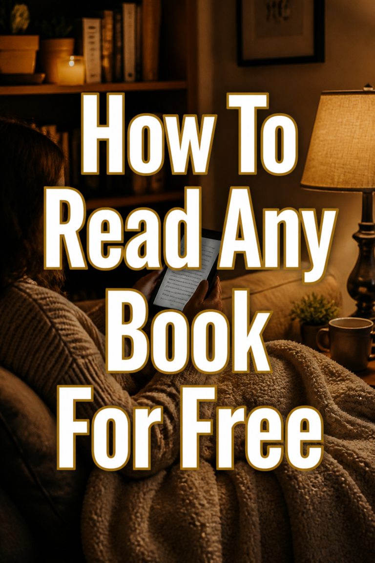 📚 How To Read Any Book For Free