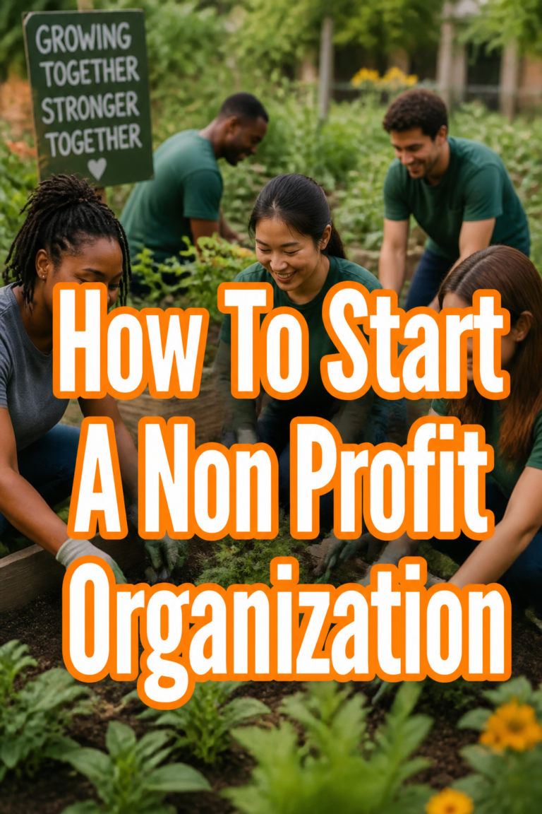 🌱 How To Start A Non Profit Organization