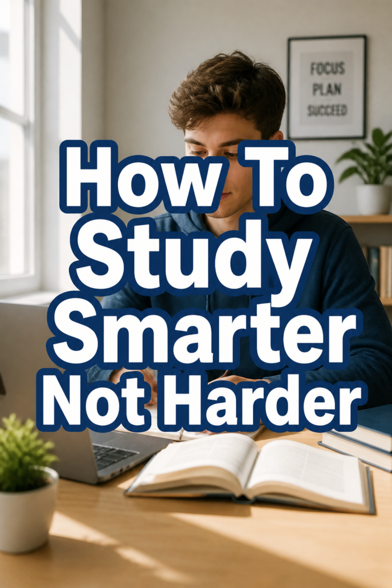 🧠 How To Study Smarter Not Harder