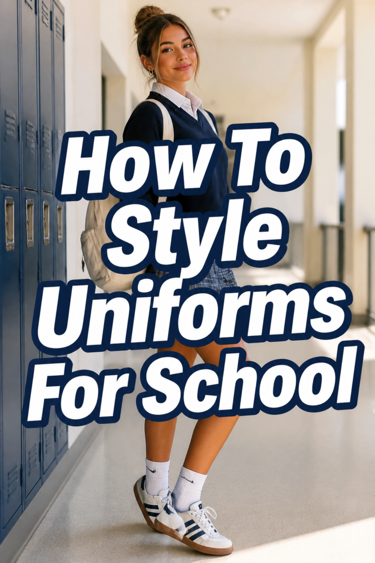 ✨ How To Style Uniforms For School