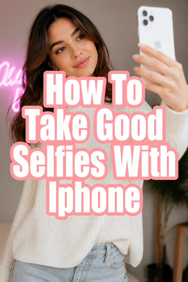 🤳 How To Take Good Selfies With Iphone