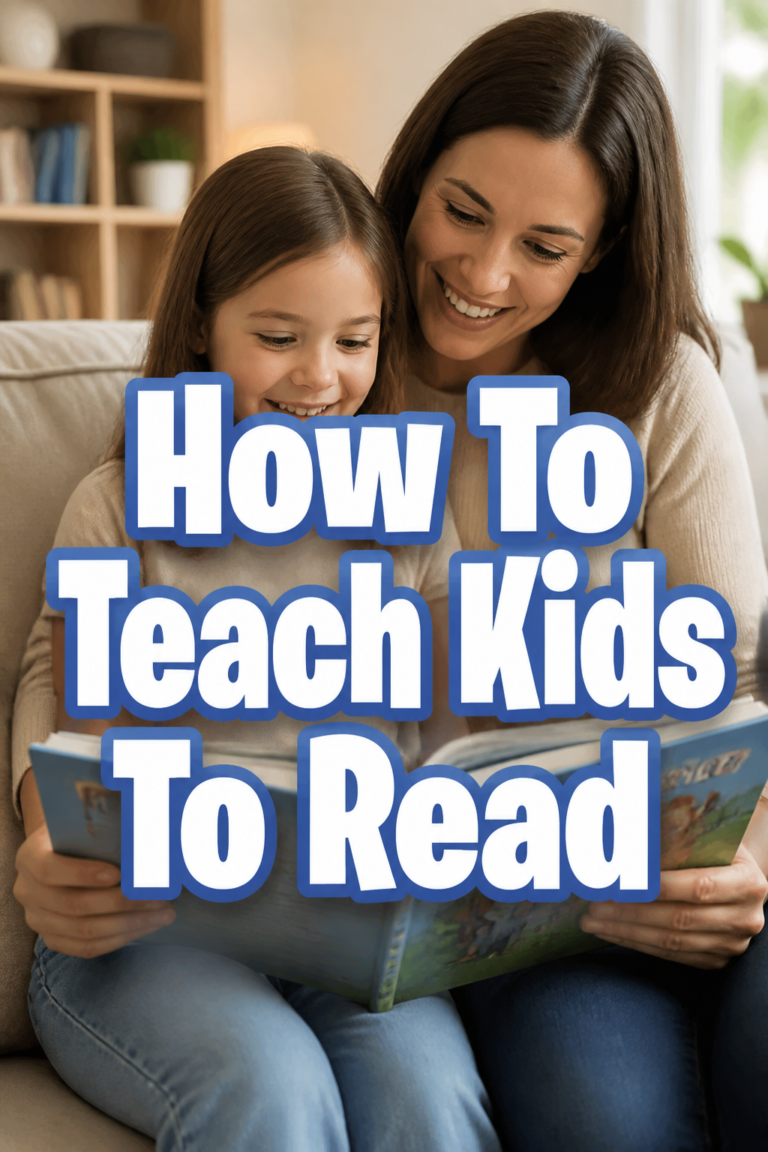 📖 How To Teach Kids To Read