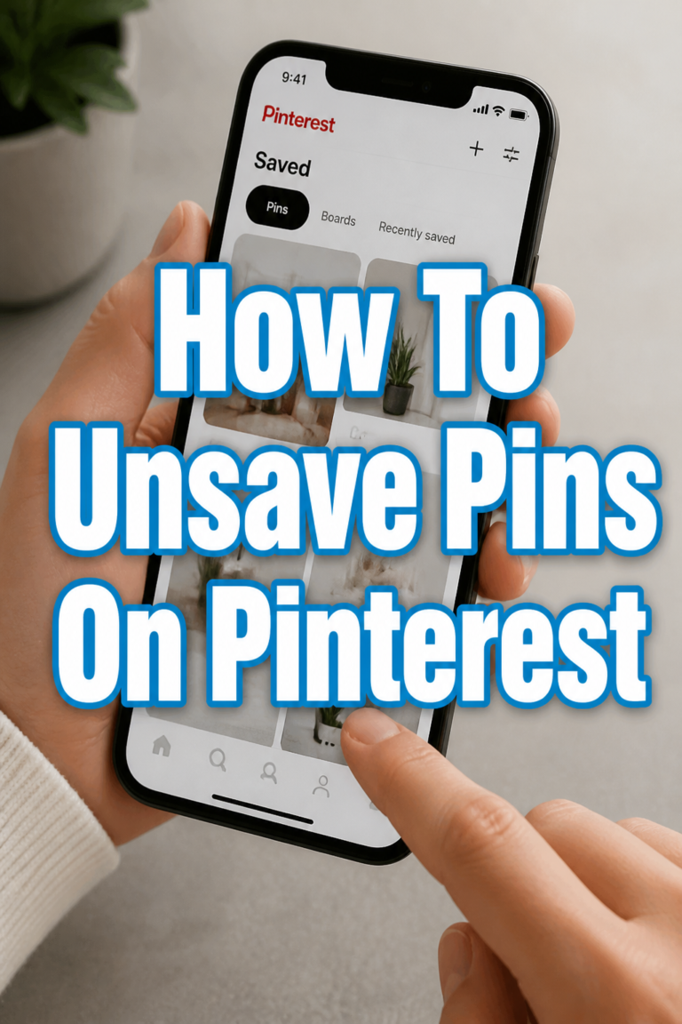 🗑️ How To Unsave Pins On Pinterest